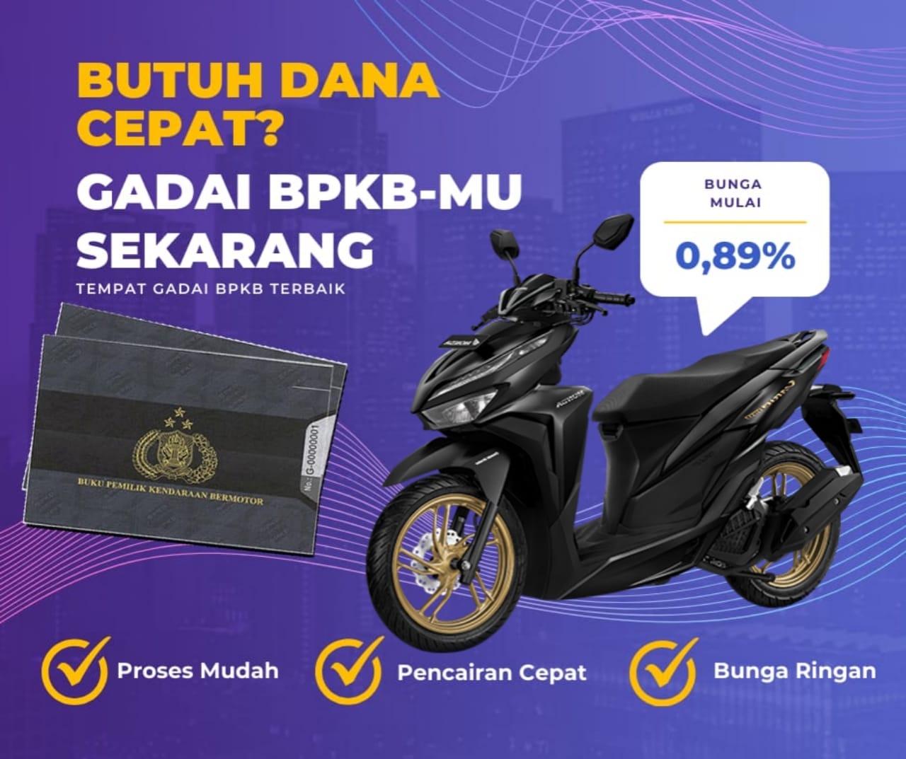 Kredit Jaminan Bpkb Motor Honda Vario 150 Espexclusive Dapat Dana Berapa? Seperti Ini Simulasinya